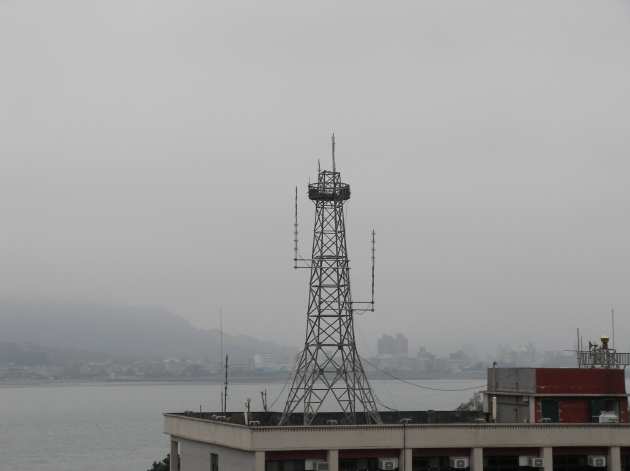 新生街から撮影した対岸の風景